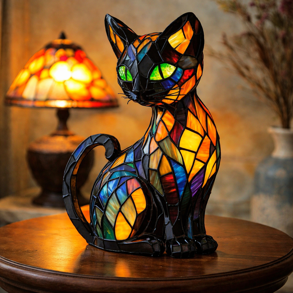 Emeralda Cat Lamp