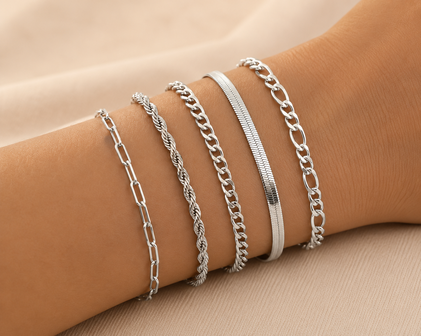 Ellis Gold Bracelet Set