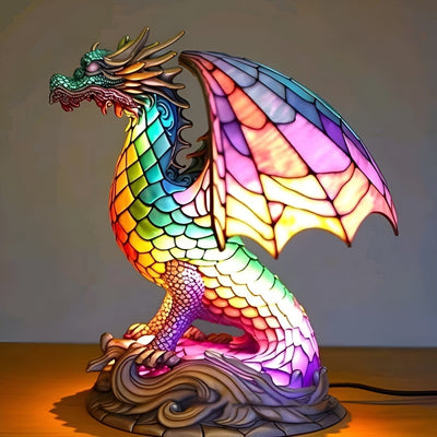 Mystic Dragon Glowing Lamp