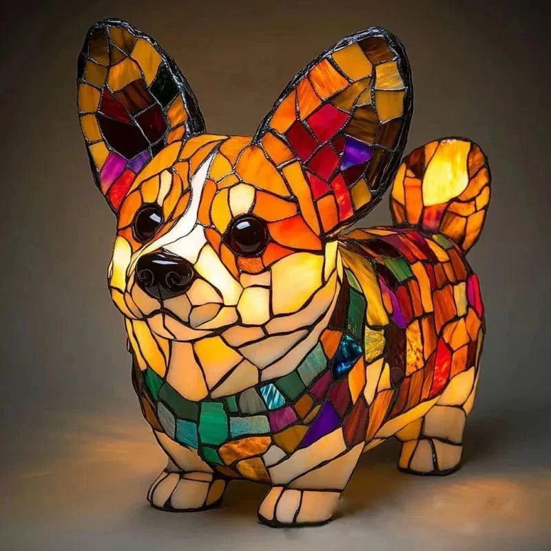 Royal Corgi Glow Lamp standing
